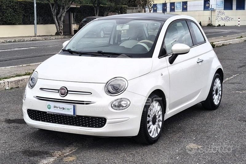 Usata Fiat 500 Lounge 69 CV (50 kW) 2019 Bianco Utilitaria