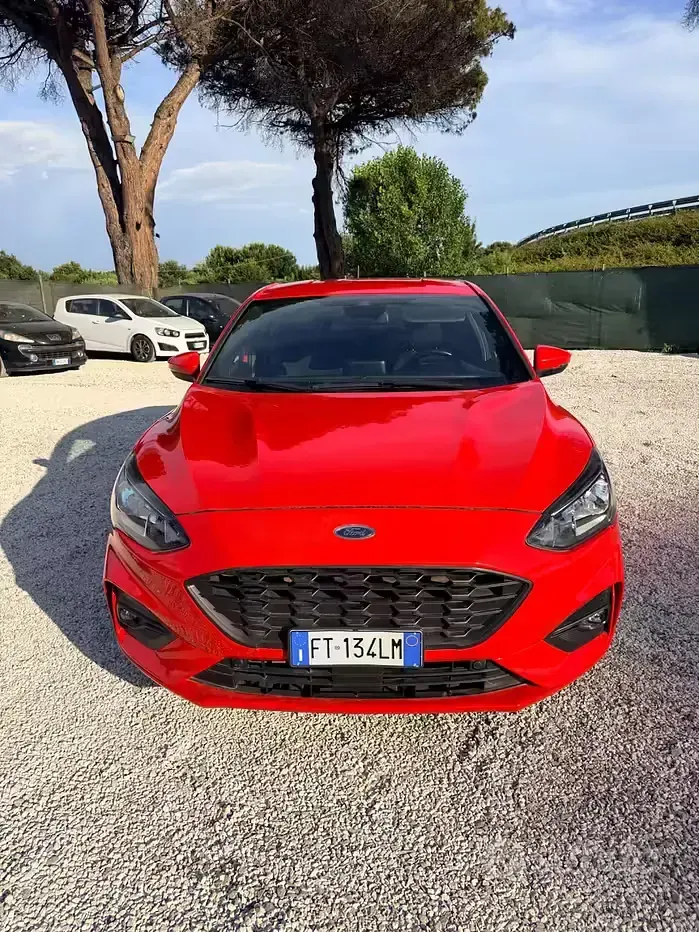 Usata Ford Focus ST-Line 125 CV (91 kW) 2019 Rosso Berlina