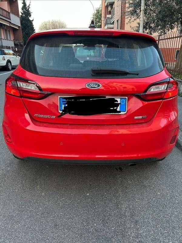 Usata Ford Fiesta Titanium 125 CV (91 kW) 2022 Rosso Utilitaria