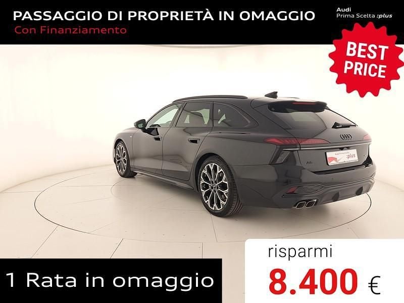 Nuova Audi A6 S-Line 204 CV (150 kW) 2025 Nero mito metallizzato Station wagon