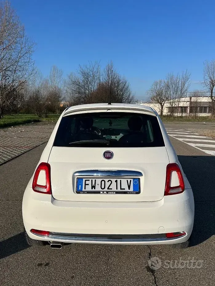 Usata Fiat 500 Lounge 69 CV (50 kW) 2019 Bianco Berlina