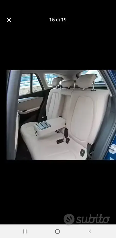 Usata BMW X1 150 CV (110 kW) 2019 Blu SUV