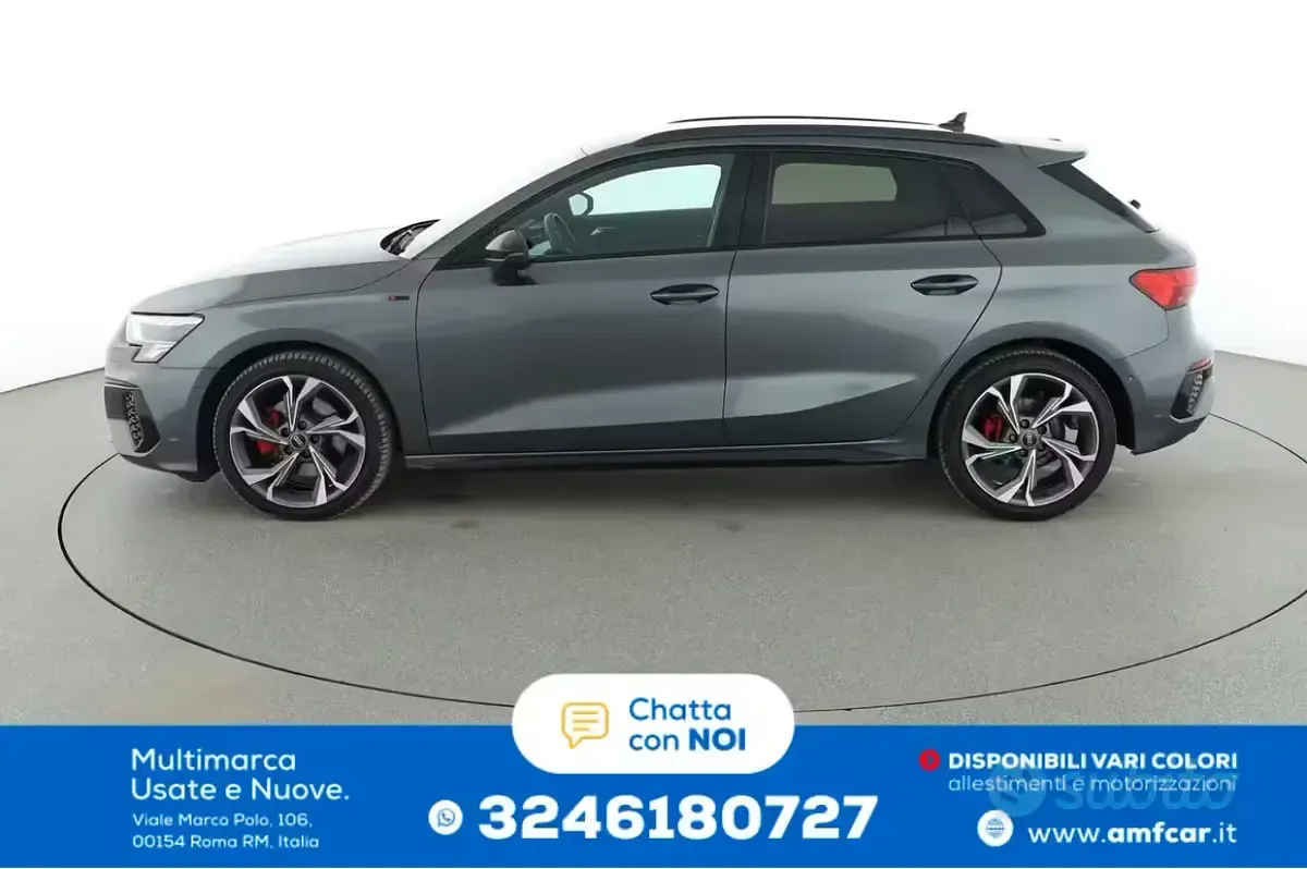 Usata Audi A3 S-Line 150 CV (110 kW) 2022 Grigio Berlina