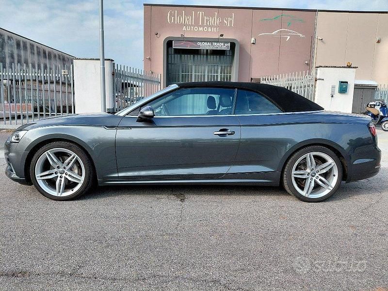 Usata Audi A5 Cabriolet S-Line 190 CV (139 kW) 2019 Antracite Cabrio