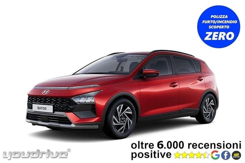Nuova Hyundai Bayon 101 CV (74 kW) 2026 Rosso SUV