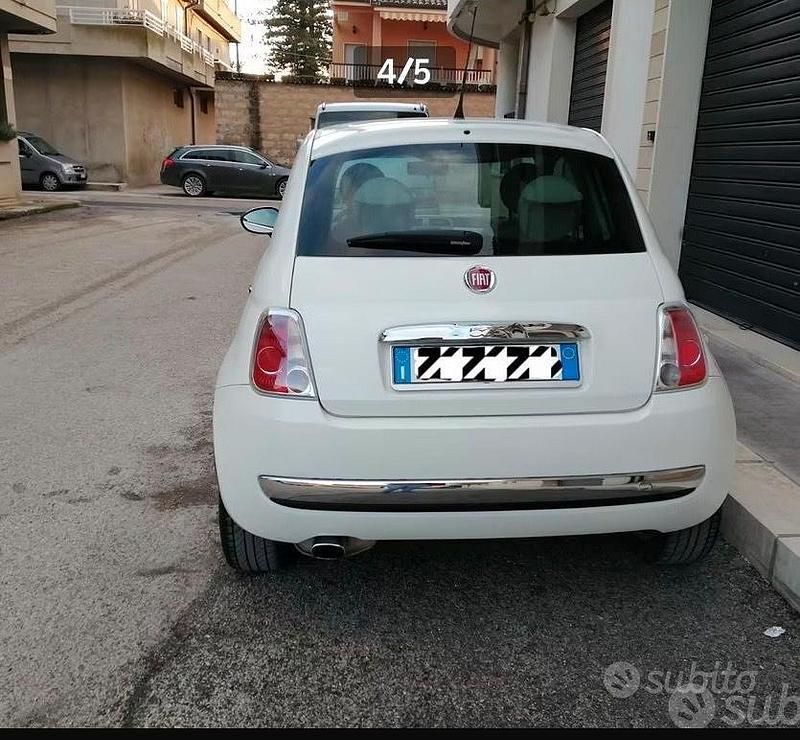 Usata Fiat 500 95 CV (69 kW) 2013 Bianco