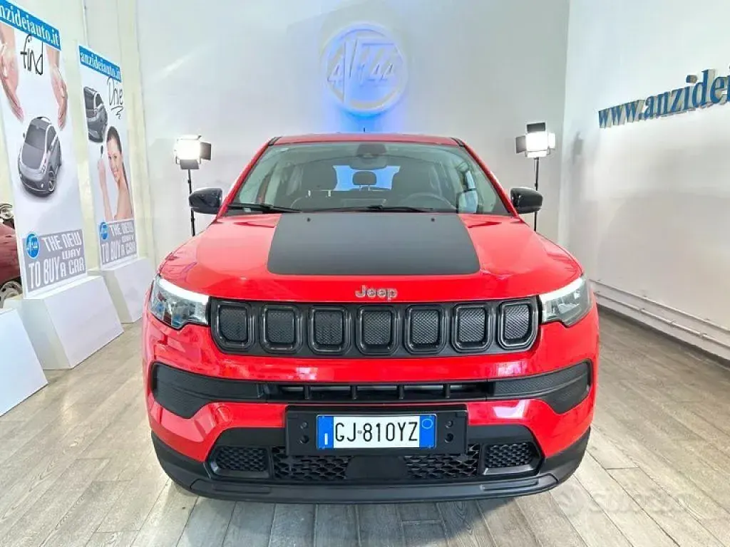 Usata Jeep Compass Longitude 131 CV (96 kW) 2022 Rosso pastello SUV