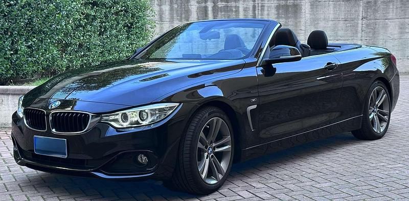 Nero Usata 2014 BMW 420 Sport Line Cabrio | 17.900 € (Super prezzo) - Immagine 1/4