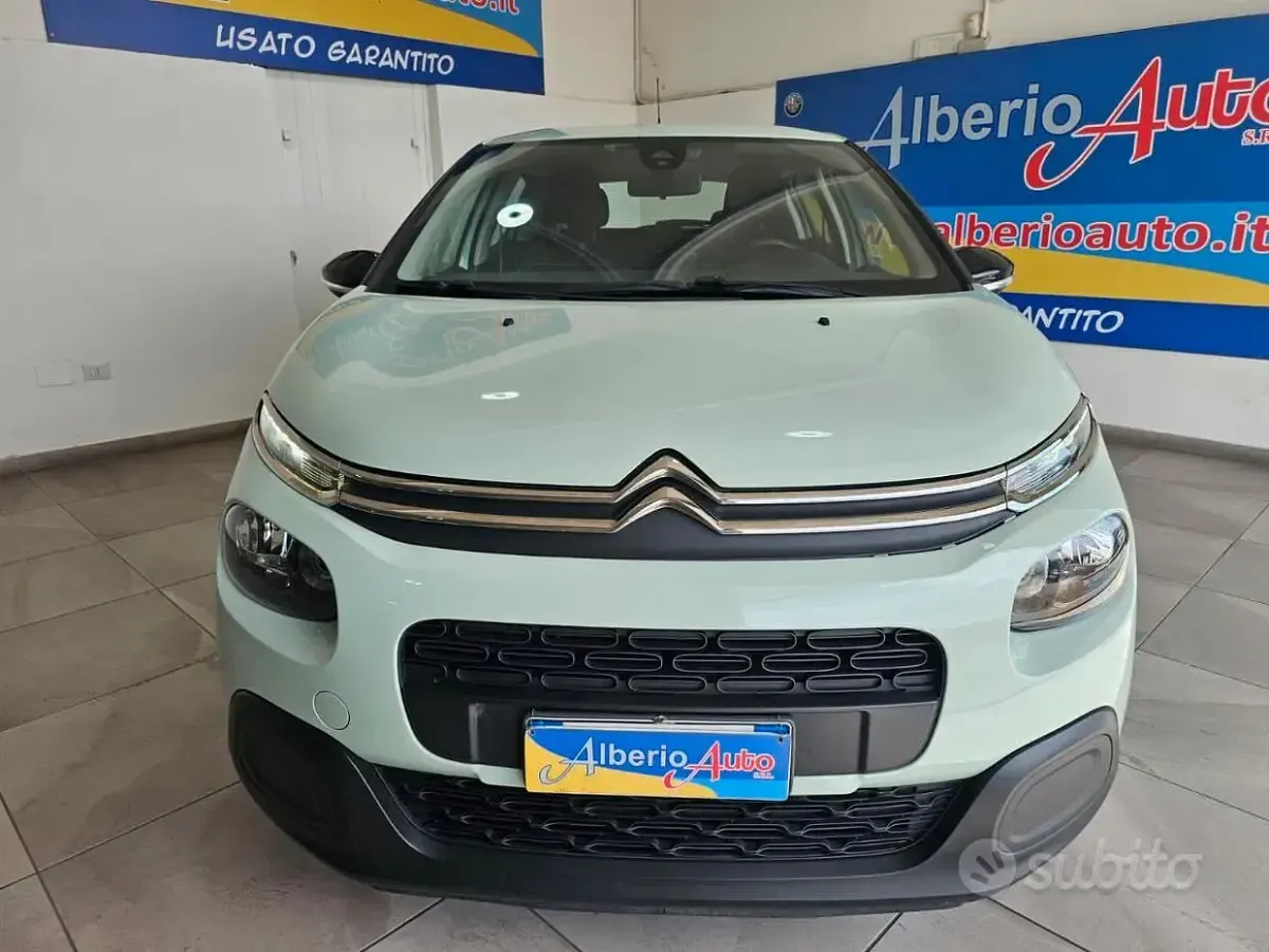 Usata Citroën C3 Feel 75 CV (55 kW) 2017 Verde Berlina
