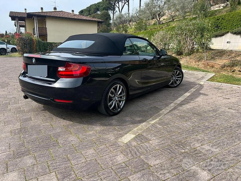 Usata BMW 218 M Sport 150 CV (110 kW) 2017 Nero Cabrio