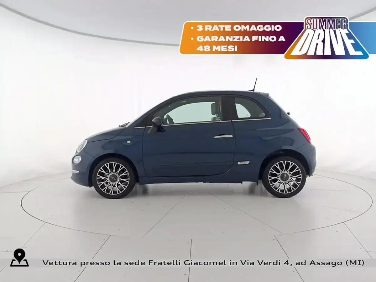 Usata Fiat 500 Lounge 69 CV (50 kW) 2019 Bleu Berlina