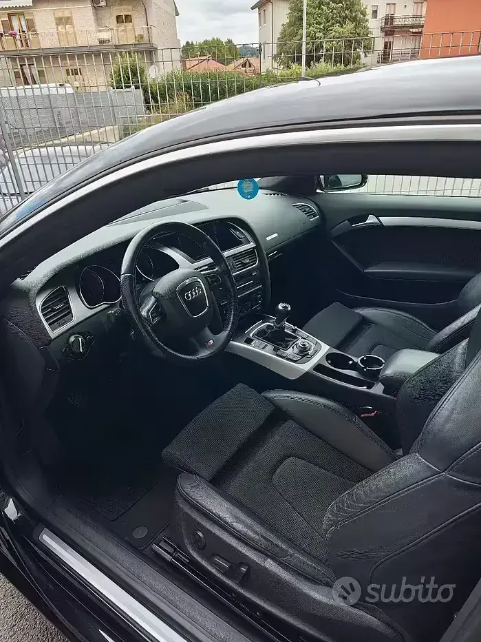 Usata Audi A5 S-Line 170 CV (125 kW) 2009 Nero Coupé