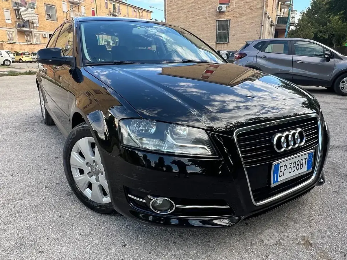Usata Audi A3 Ambition 90 CV (66 kW) 2012 Nero Utilitaria