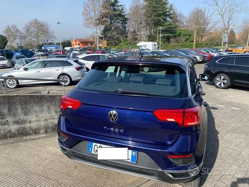 Usata VW T-Roc Style 116 CV (85 kW) 2020 Blu SUV