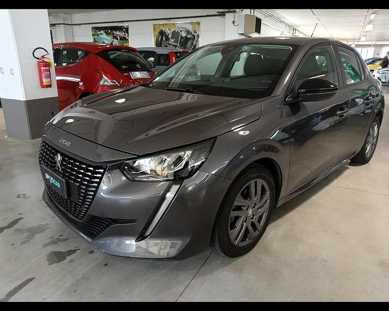 Usata Peugeot 208 Active 75 CV (55 kW) 2022 Grigio Utilitaria
