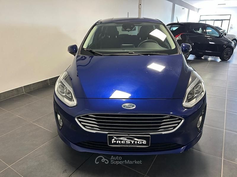 Usata Ford Fiesta Titanium 86 CV (63 kW) 2017 Blu Berlina