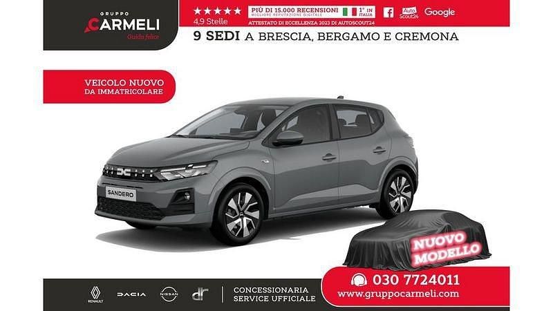 Nuova Dacia Sandero Expression 122 CV (89 kW) 2026 Grigio Utilitaria