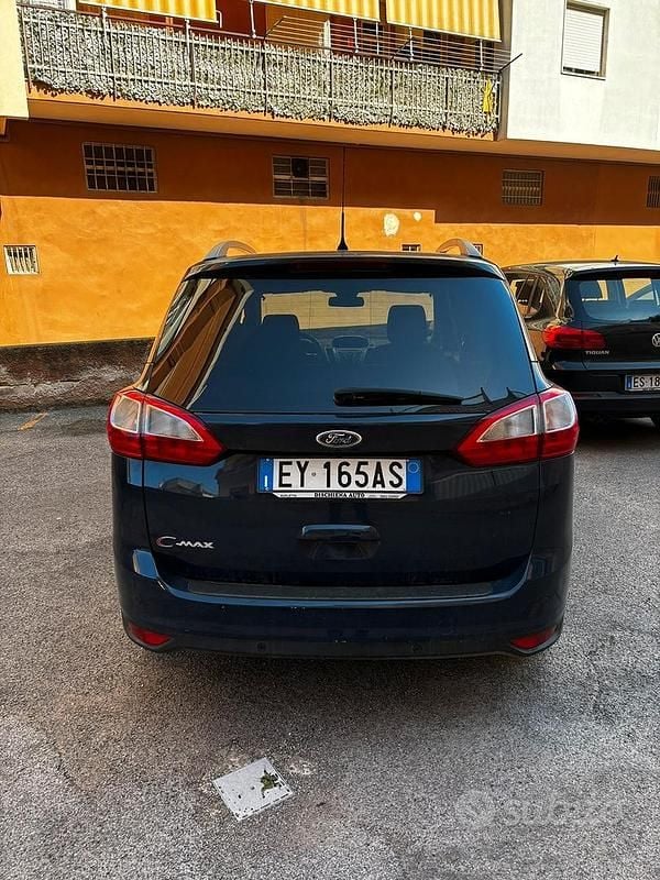 Usata Ford Grand C-Max 116 CV (85 kW) 2015 Blu Monovolume
