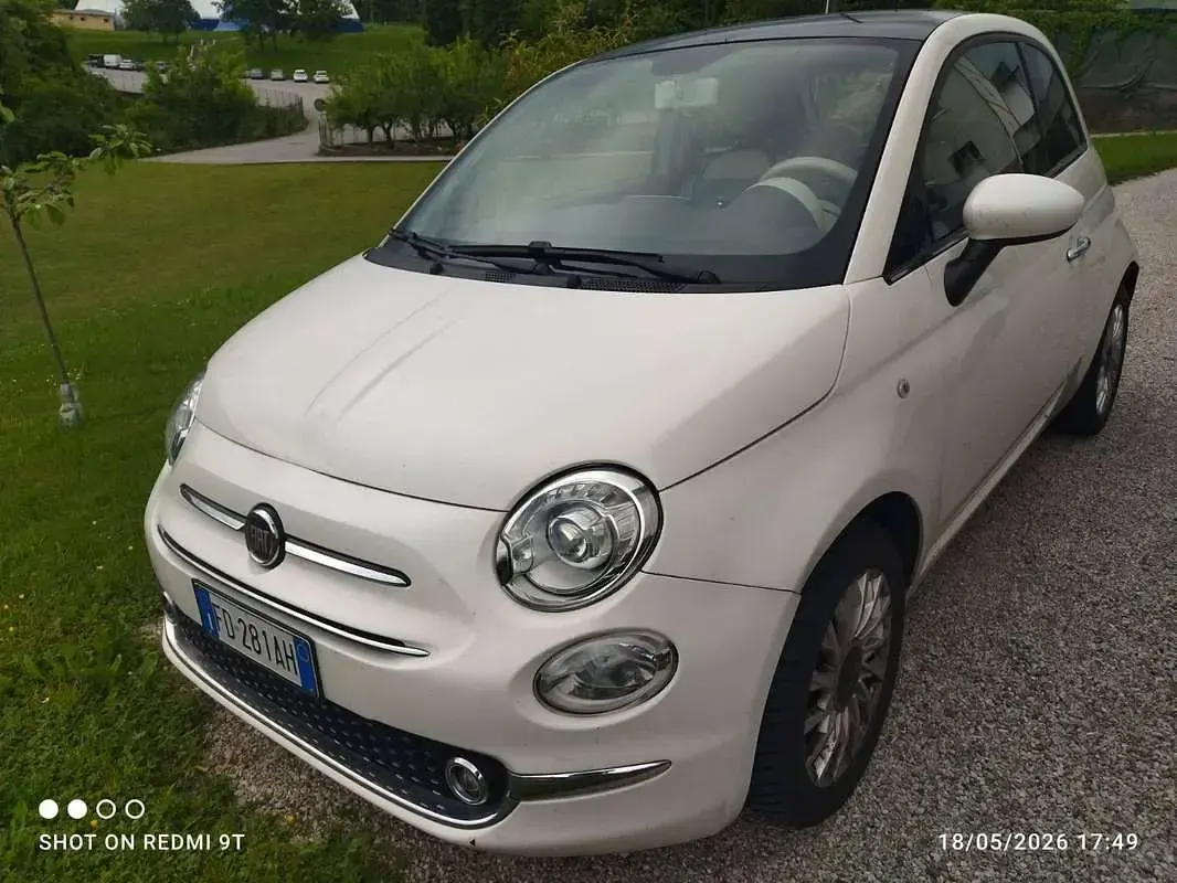 Usata Fiat 500 Lounge 95 CV (69 kW) 2016 Bianco Utilitaria