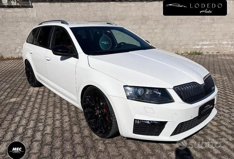 Usata Skoda Octavia RS 183 CV (134 kW) 2013 Bianco Station wagon