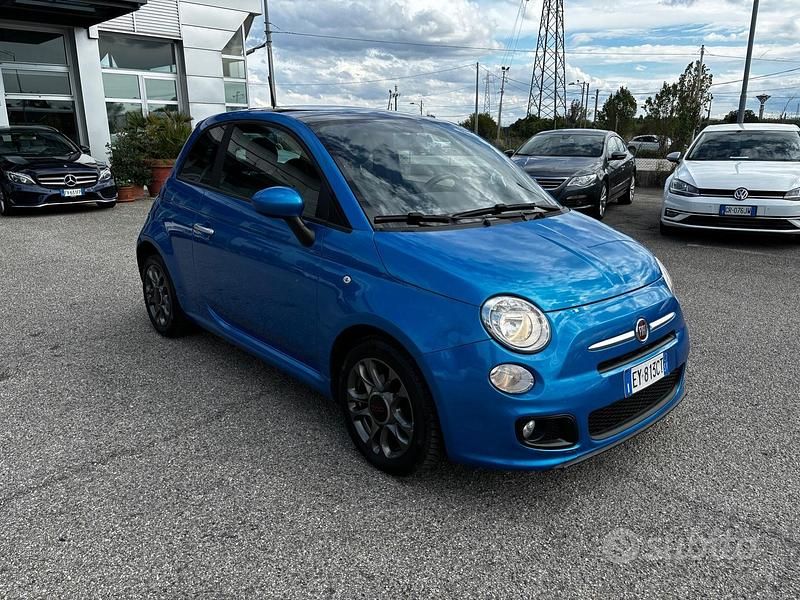 Usata Fiat 500 S 95 CV (69 kW) 2015 Blu Berlina