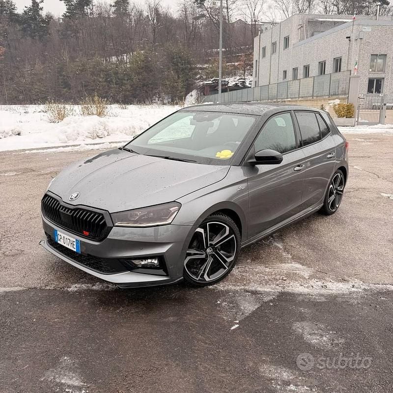 Usata Skoda Fabia Monte Carlo 150 CV (110 kW) 2022 Grigio Utilitaria