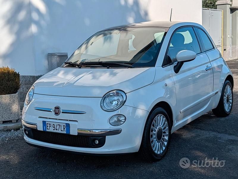 Usata Fiat 500 Lounge 69 CV (50 kW) 2013 Bianco Berlina