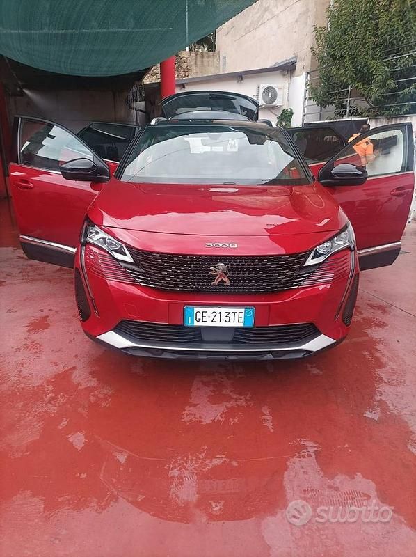 Rosso Usata 2021 Peugeot 3008 GT-line SUV | 22.000 € - Immagine 1/4