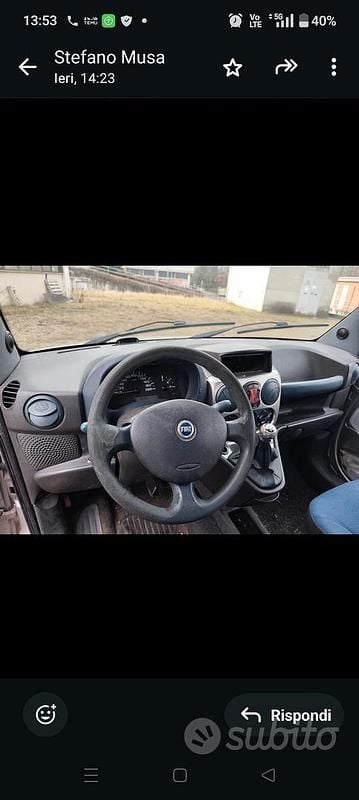 Usata Fiat Doblò 2001 Grigio Monovolume