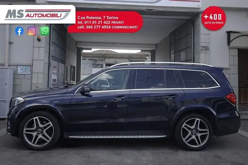 Usata Mercedes GLS350 Premium Plus 258 CV (189 kW) 2018 Blu scuro SUV