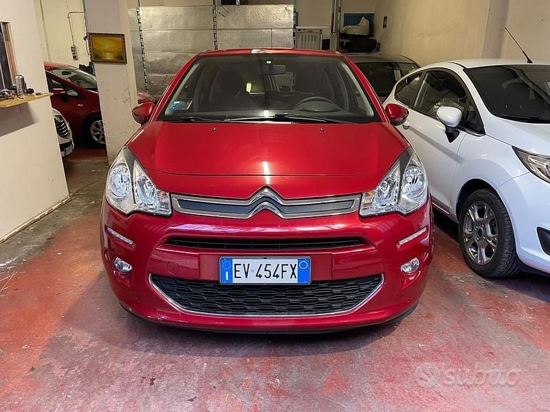 Usata Citroën C3 PureTech 82 CV (60 kW) 2014 Rosso Berlina