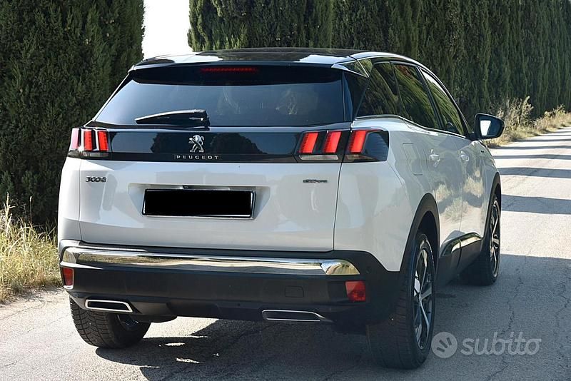 Usata Peugeot 3008 GT-line 131 CV (96 kW) 2018 Bianco SUV