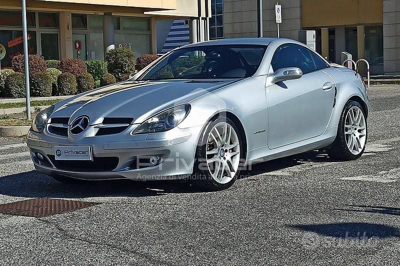 Usata Mercedes SLK200 184 CV (135 kW) 2009 Grigio Cabrio