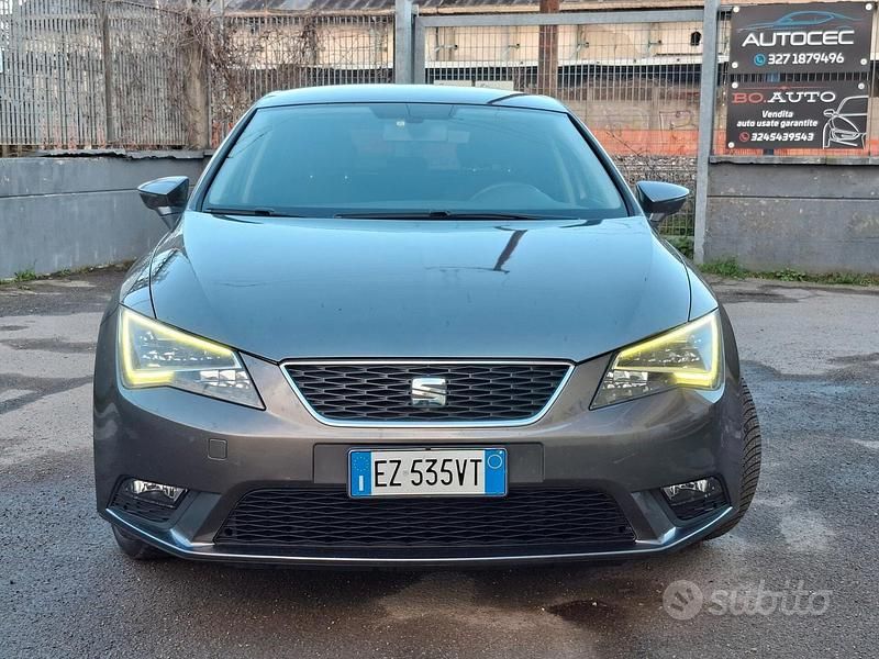Usata Seat Leon Business 110 CV (80 kW) 2015 Grigio Berlina