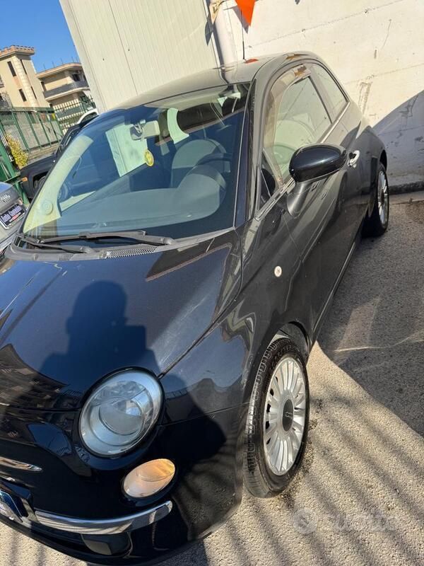 Usata Fiat 500 Lounge 69 CV (50 kW) 2011 Nero Berlina