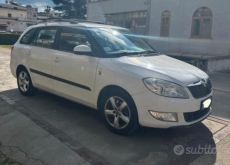 Usata Skoda Fabia GreenLine 75 CV (55 kW) 2013 Bianco Station wagon
