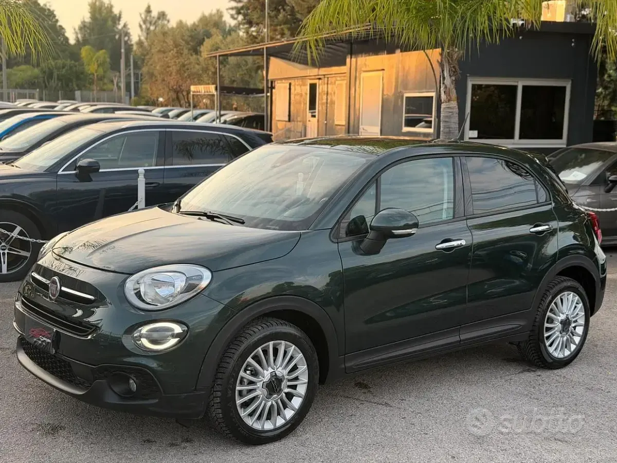 Usata Fiat 500X Club 95 CV (69 kW) 2022 Verde SUV
