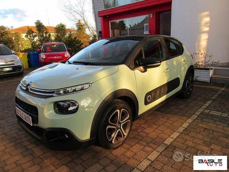 Usata Citroën C3 PureTech 82 CV (60 kW) 2017 Verde Berlina