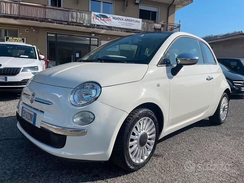 Usata Fiat 500 Lounge 69 CV (50 kW) 2012 Bianco Utilitaria