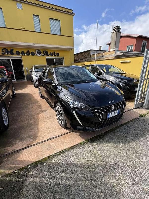 Usata Peugeot 208 Active 75 CV (55 kW) 2023 Nero Utilitaria
