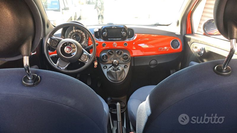 Usata Fiat 500 70 CV (51 kW) 2021 Rosso Utilitaria