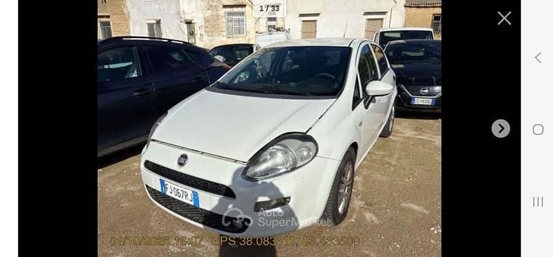 Usata Fiat Punto Street 95 CV (69 kW) 2017 Bianco Utilitaria