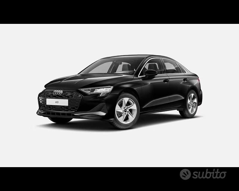 Nuova Audi A3 S-Line 150 CV (110 kW) 2025 Nero Berlina