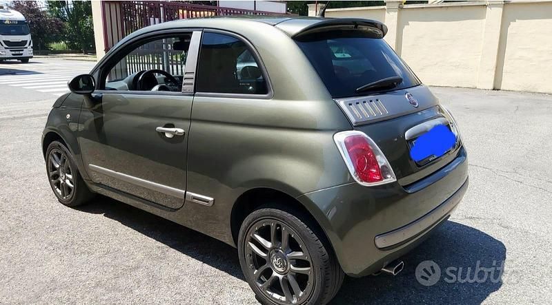 Usata Fiat 500 75 CV (55 kW) 2010 Verde