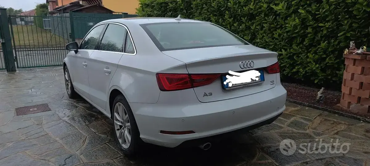 Usata Audi A3 Ambiente 110 CV (80 kW) 2015 Bianco Berlina