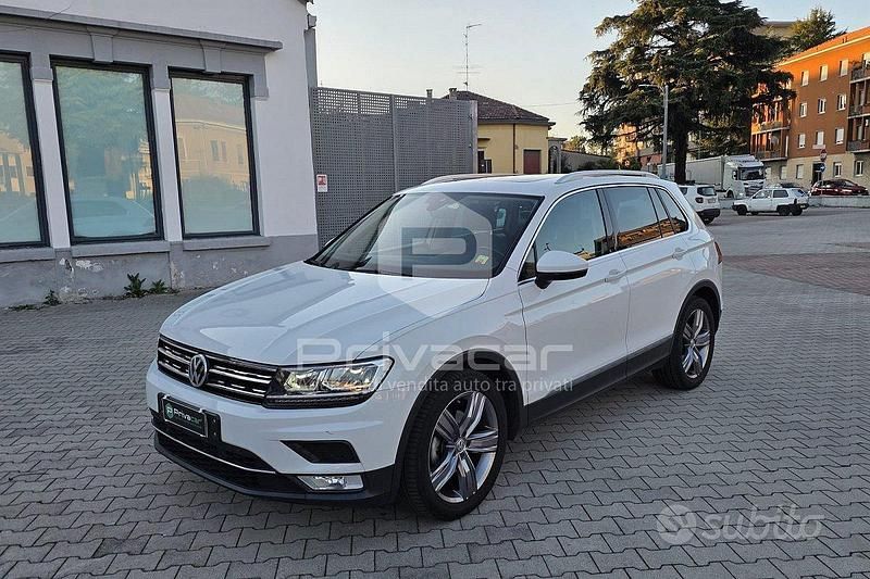 Usata VW Tiguan Style 150 CV (110 kW) 2017 Bianco SUV