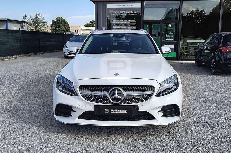 Usata Mercedes C220 Premium 194 CV (142 kW) 2020 Bianco Station wagon