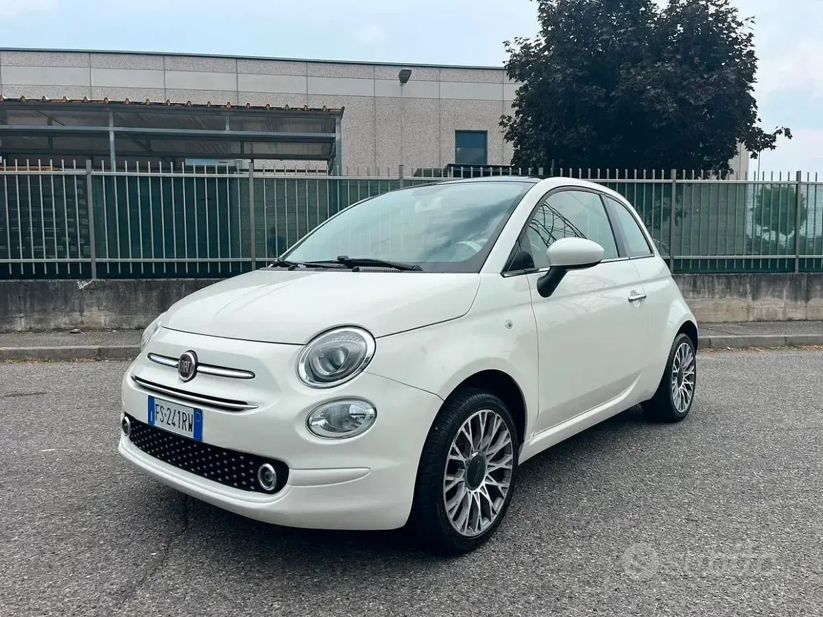 Usata Fiat 500 Lounge 69 CV (50 kW) 2018 Bianco Berlina