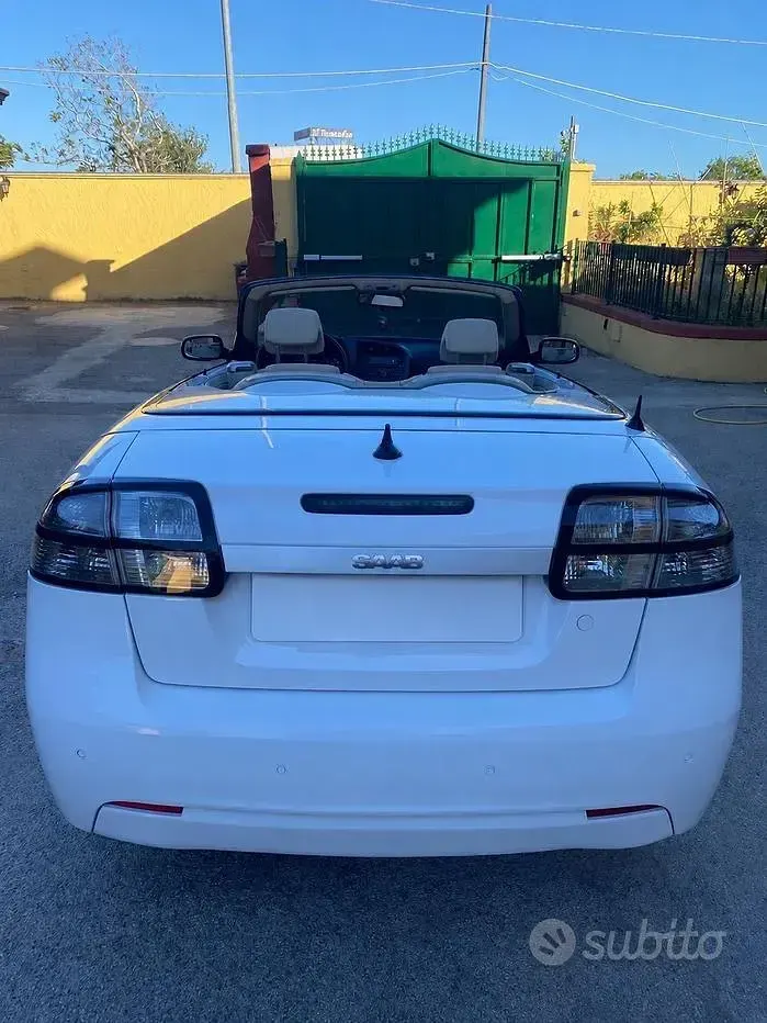 Usata Saab 9-3 Cabriolet 160 CV (117 kW) 2011 Bianco Cabrio
