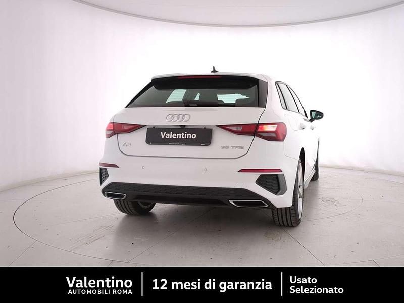 Usata Audi A3 S-Line 150 CV (110 kW) 2022 Bianco Berlina